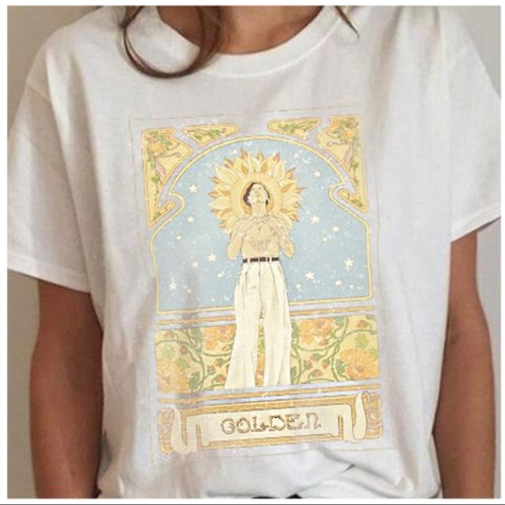 🆕 Harry Styles Golden Love On Tour Merch 100% Cotton Tshirt unisex 2XL